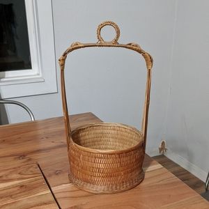 Boho Woven Hanging Basket Planter